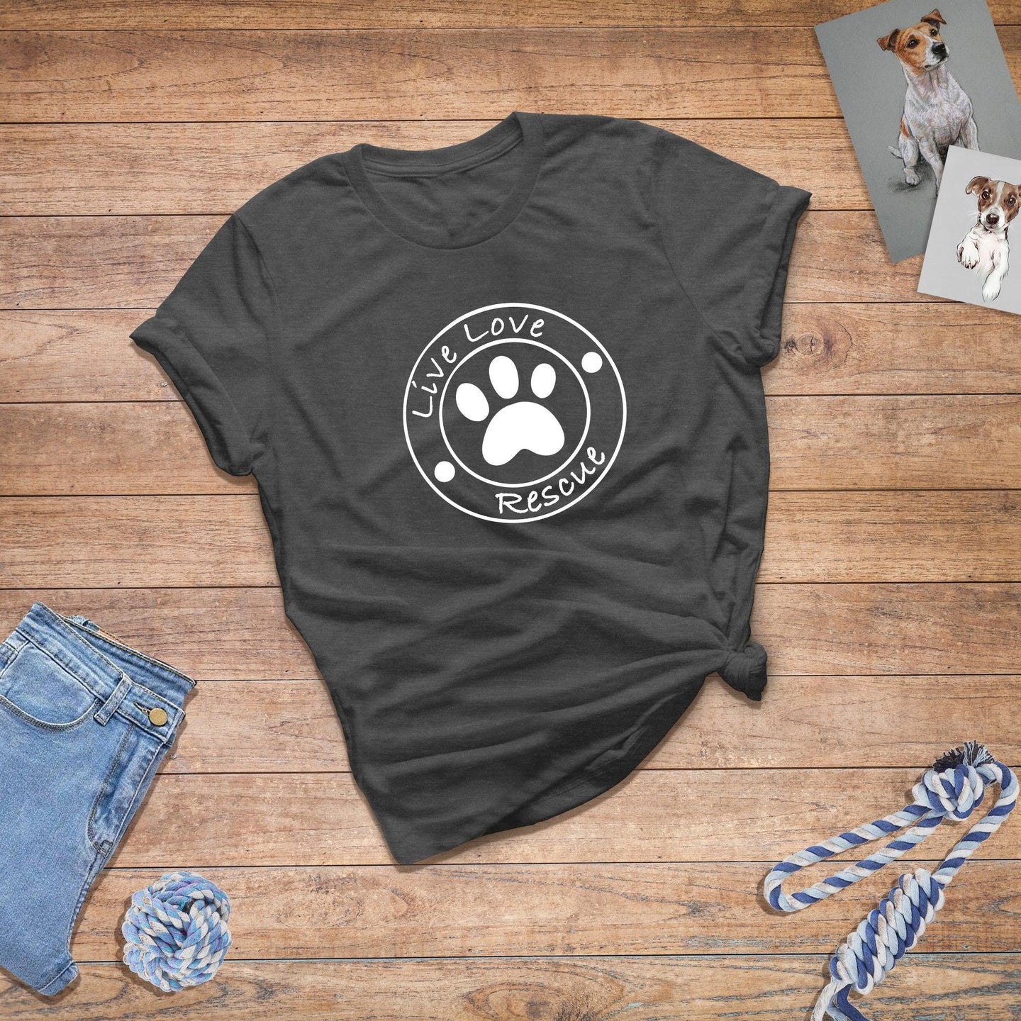 Live Love Rescue Circle Tee