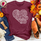 Heart Dog Mandala Tee