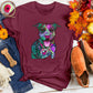 Abstract Dog Tee