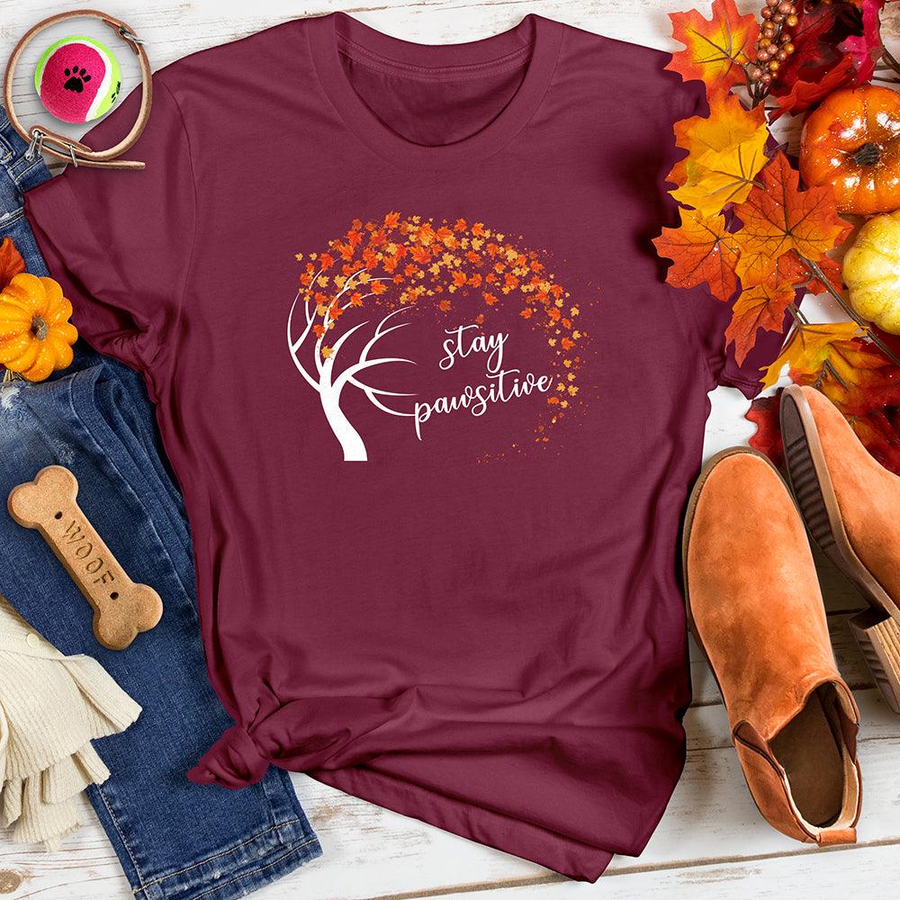 Stay Pawsitive Autumn Tee