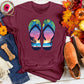 Flip Flops Tropical Tee