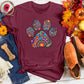 Psychedelic Paw Print Tee
