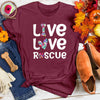 Live Love Rescue Floral Tee