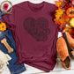 Heart Paw Mandala Tee