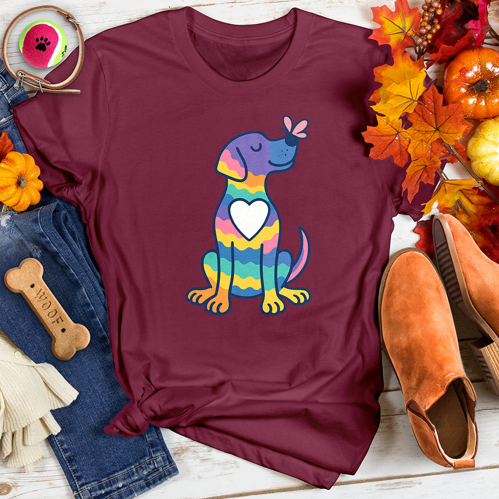 Rainbow Pup Tee