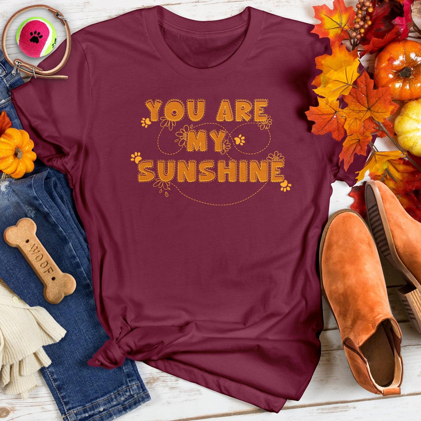 You Are My Sunshine Paws Tee