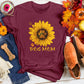 Dog Mom Sunflower Tee