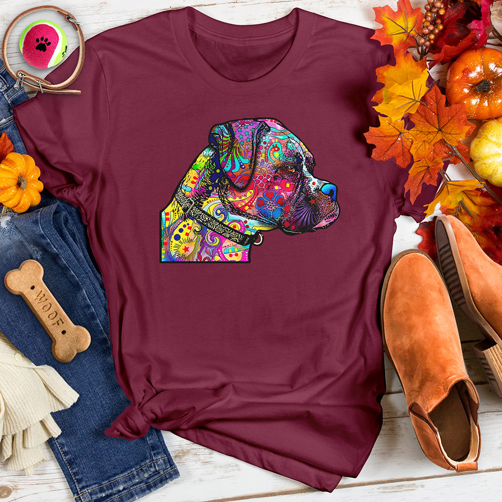 Vibrant Pup Art Tee