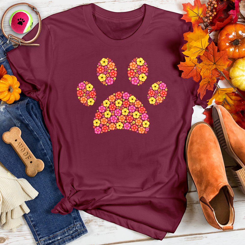 VIvid Floral Paw Tee