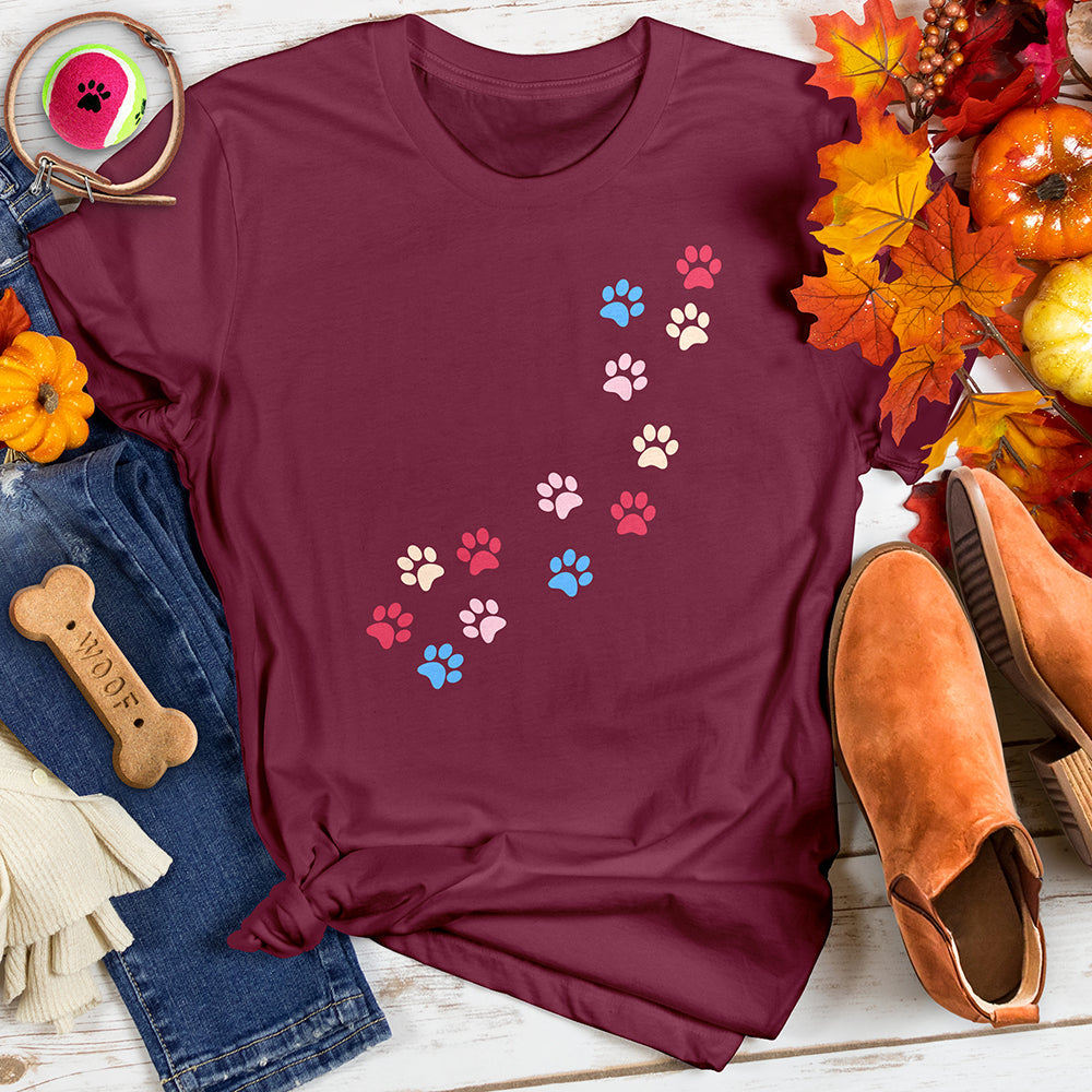 Road To My Heart Paw Tee