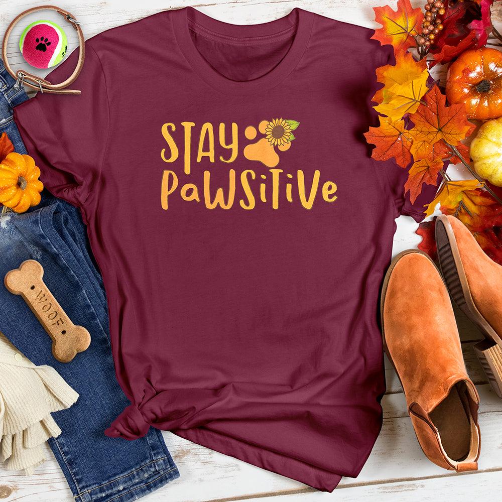 Stay Pawsitive Sunflower Tee