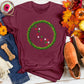 Paw Holiday Wreath Tee