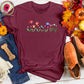 Floral Pawline Tee