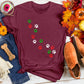 Holiday Paw Trail Tee