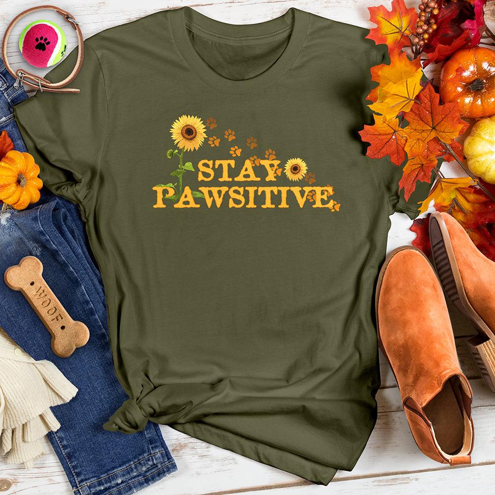 Stay Pawsitive Sunflower Path Tee