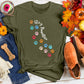 Stay Pawsitive Colorful Trail Tee