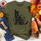 Flower Patterns Dog Tee