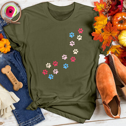 Road To My Heart Paw Tee