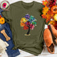 Rainbow Paw Tree Tee