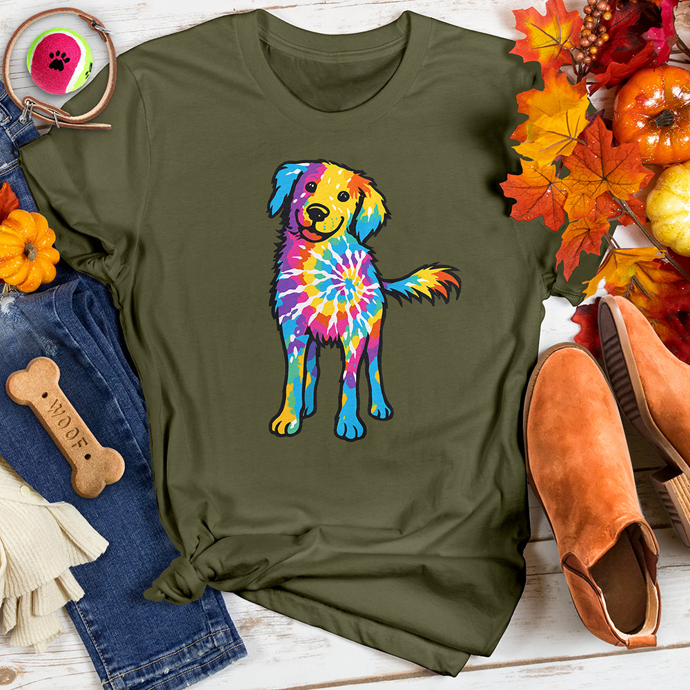Tie Dye Dog Tee