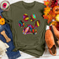 Flower Ornament Paw Tee