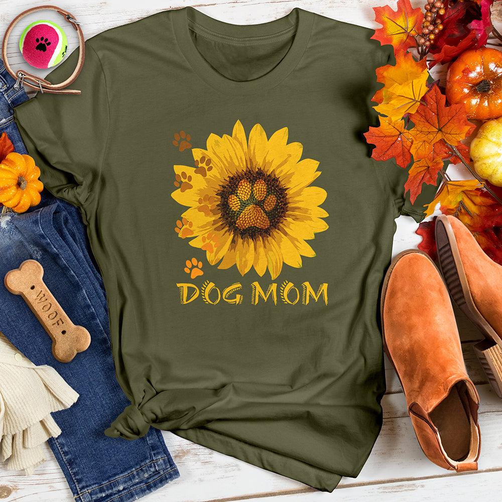 Dog Mom Sunflower Tee
