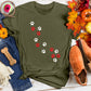 Candy Cane Paw Tee