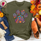 Psychedelic Paw Print Tee