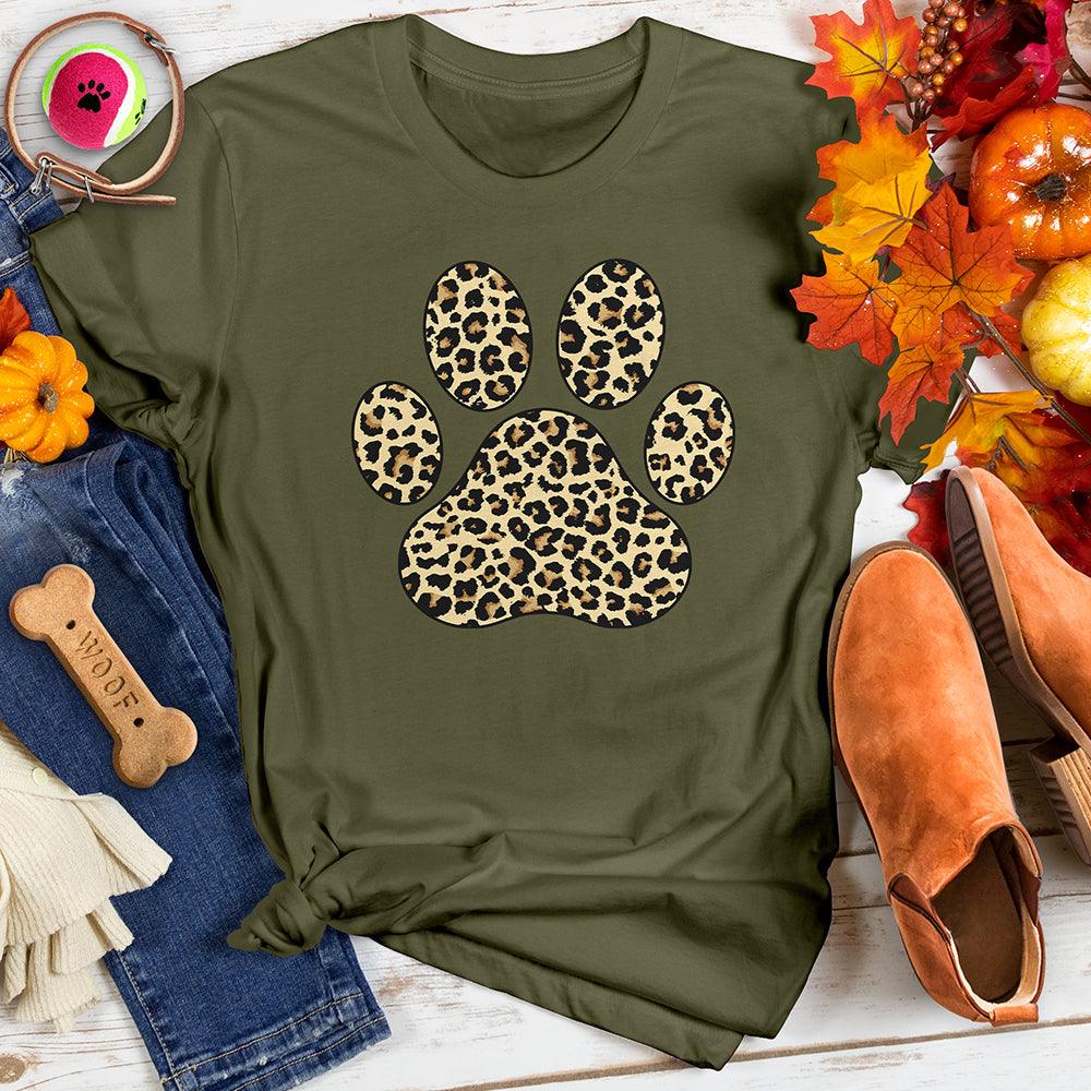 Leopard Paw Print Tee