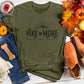 Hike More Worry Less Black Tee