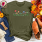 Floral Pawline Tee