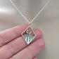 Paw Sunset Mountain Necklace
