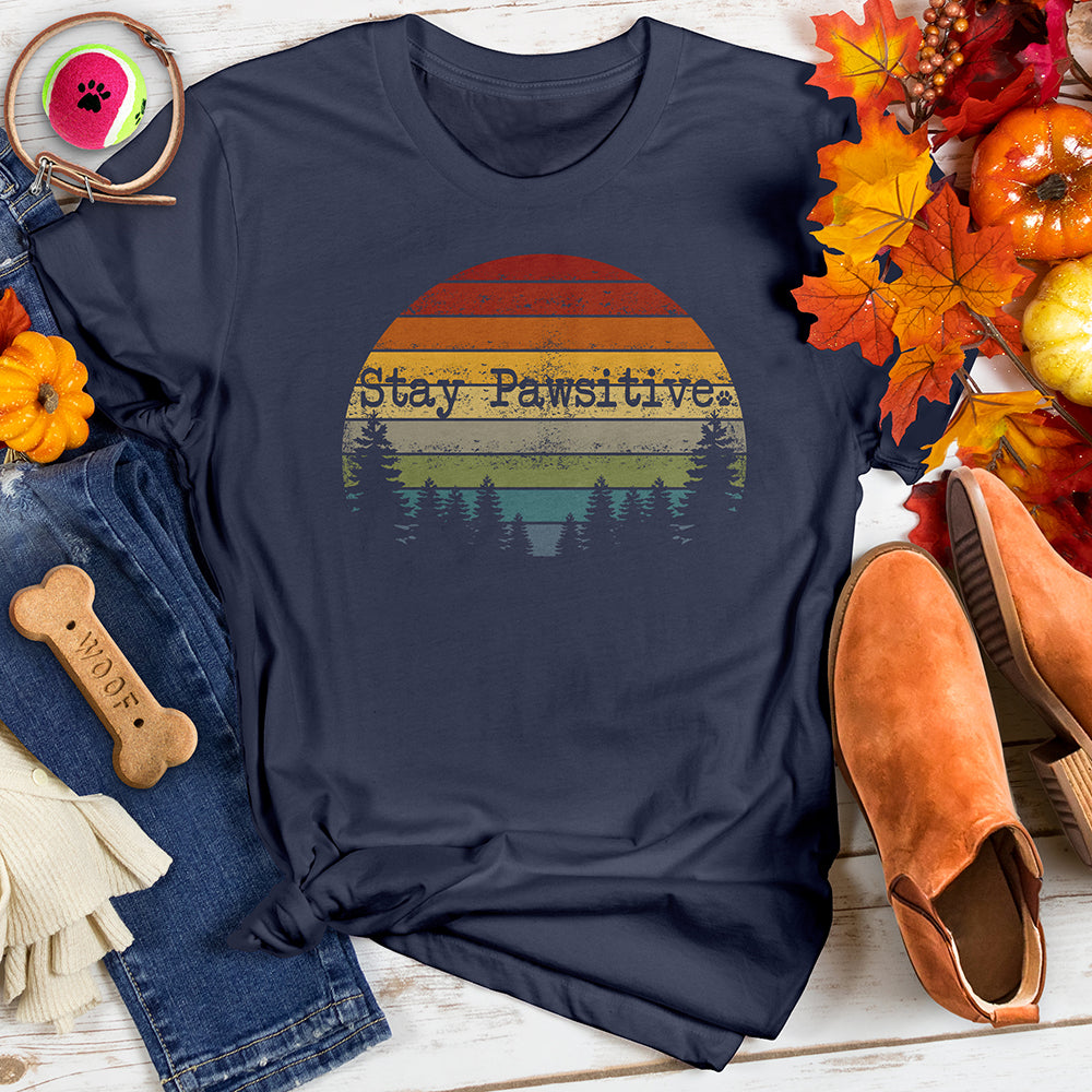 Pawsitive Sunset Tee