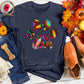 Flower Ornament Paw Tee