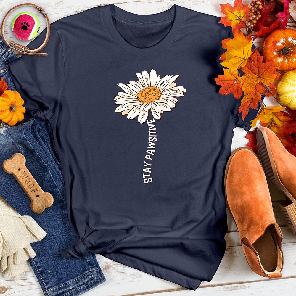 Stay Pawsitive Blooming Daisy Tee