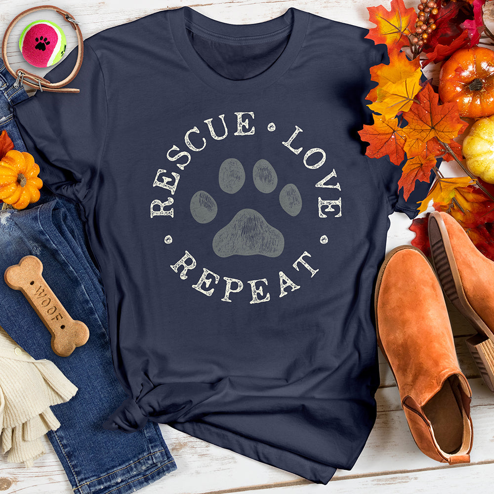 Rescue Love Repeat Tee