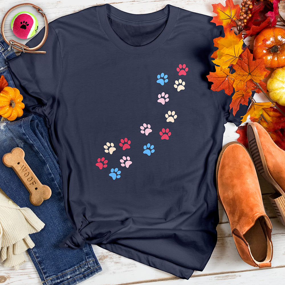 Road To My Heart Paw Tee