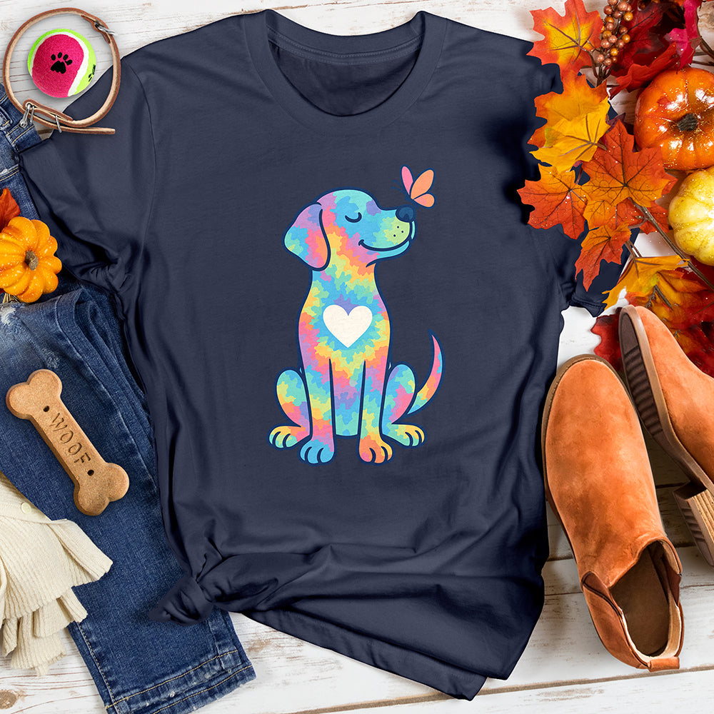 Tie Dye Spring Dog Tee