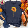 Stay Pawsitive Sunflower Art Tee
