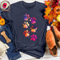 Vibrant Paw Splash Tee
