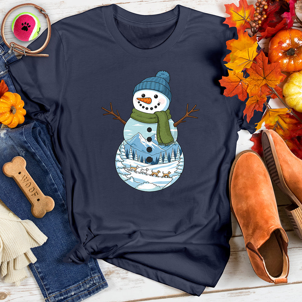 Snowman Pup Tee