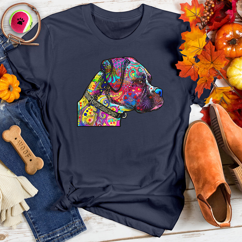 Vibrant Pup Art Tee