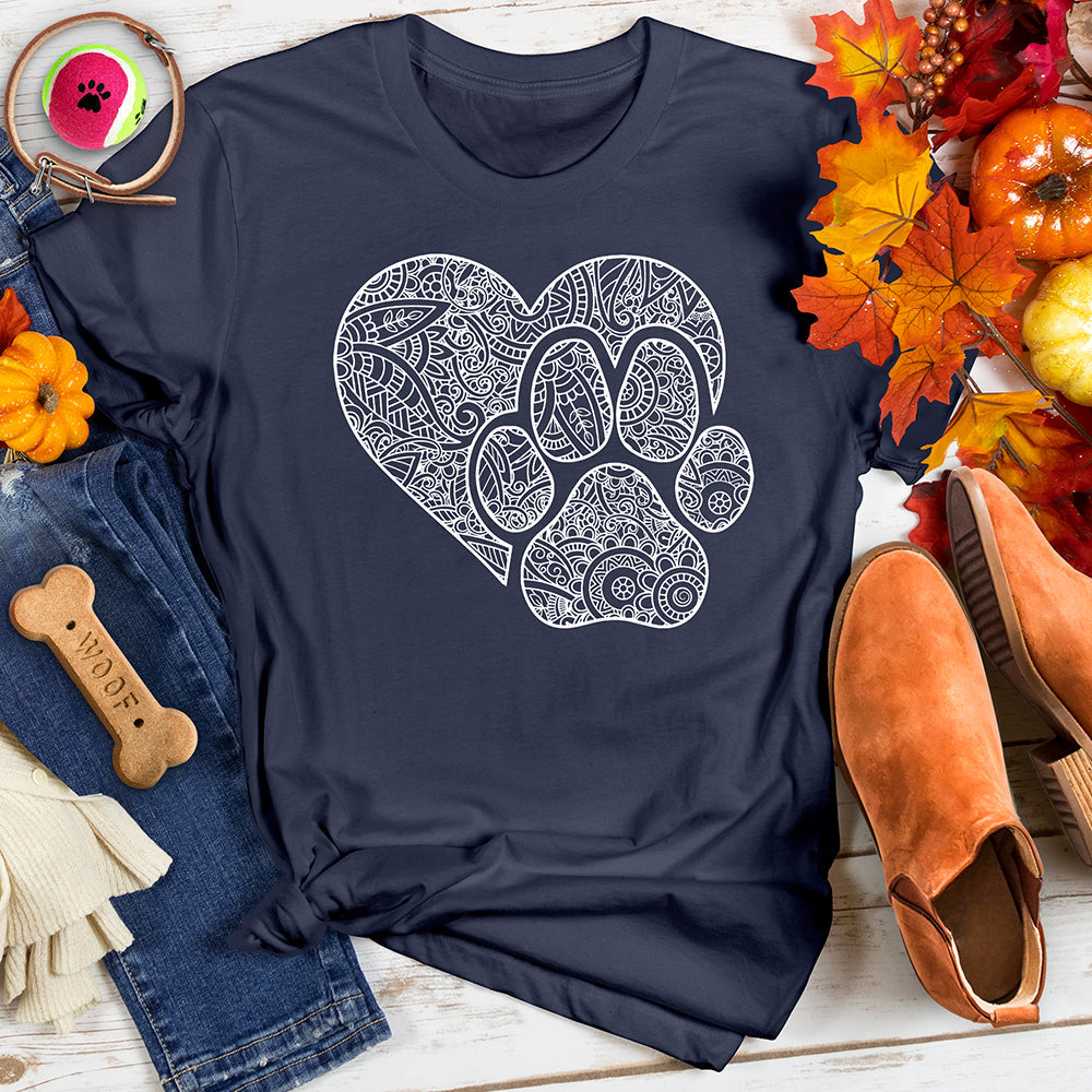 Heart Dog Mandala Tee