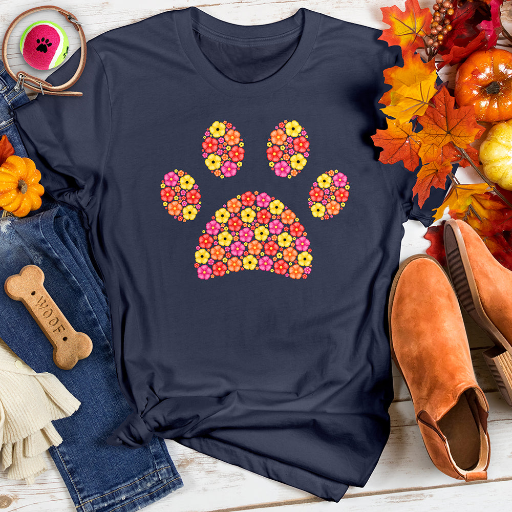 VIvid Floral Paw Tee