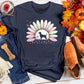 Sunset Flower Paw Print Tee