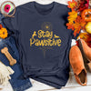 Stay Pawsitive Puppy Sunflower Tee