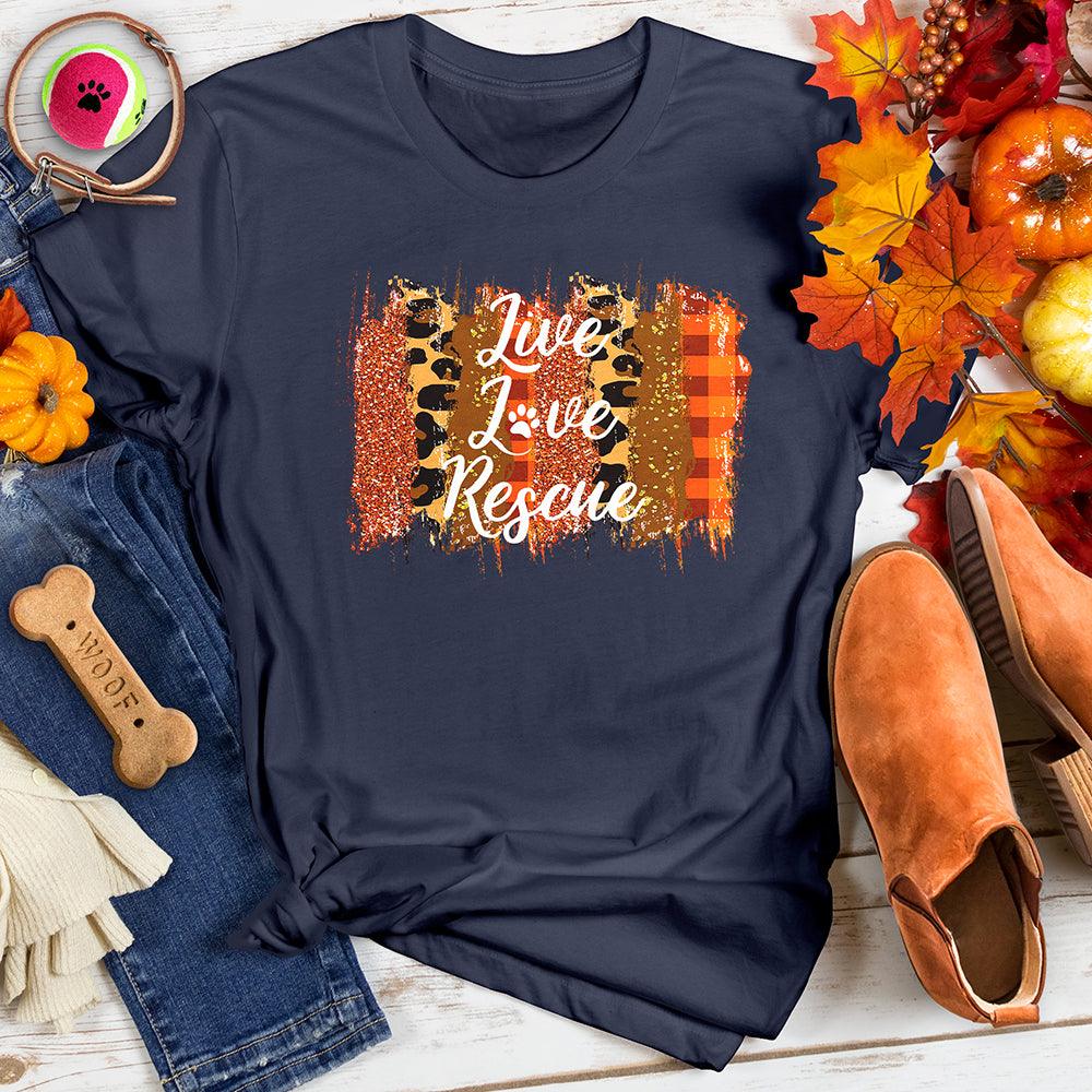 Live Love Rescue Leopard Tee