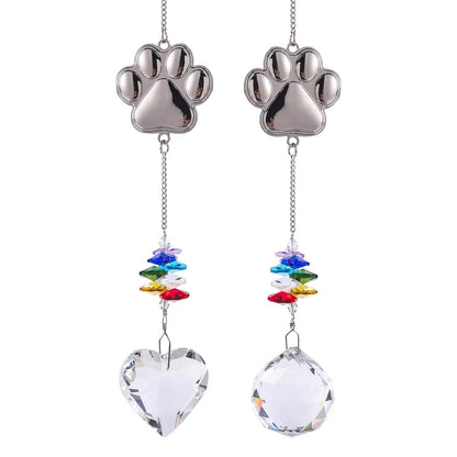 Paw Print Suncatchers