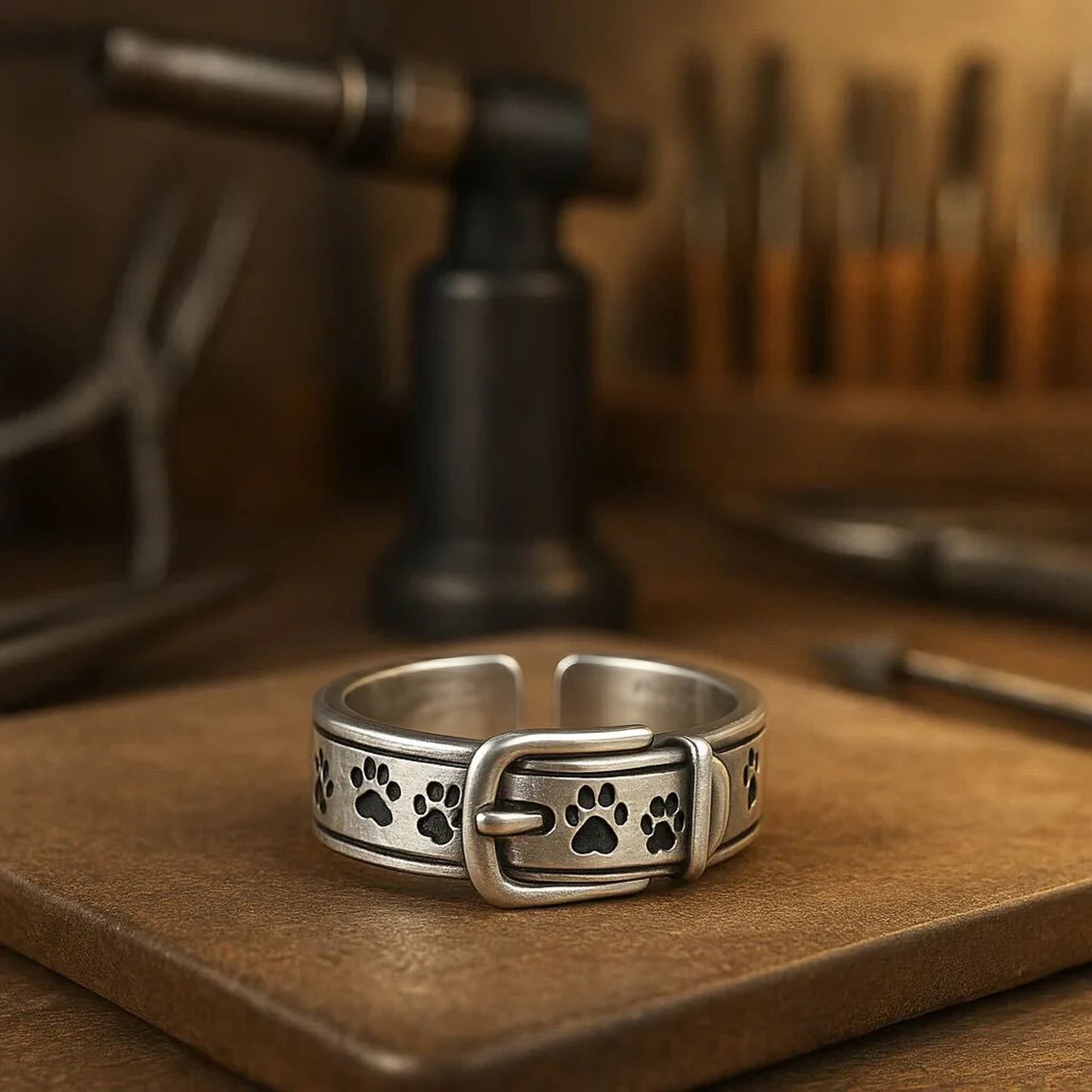 Forever Paw Belt Ring