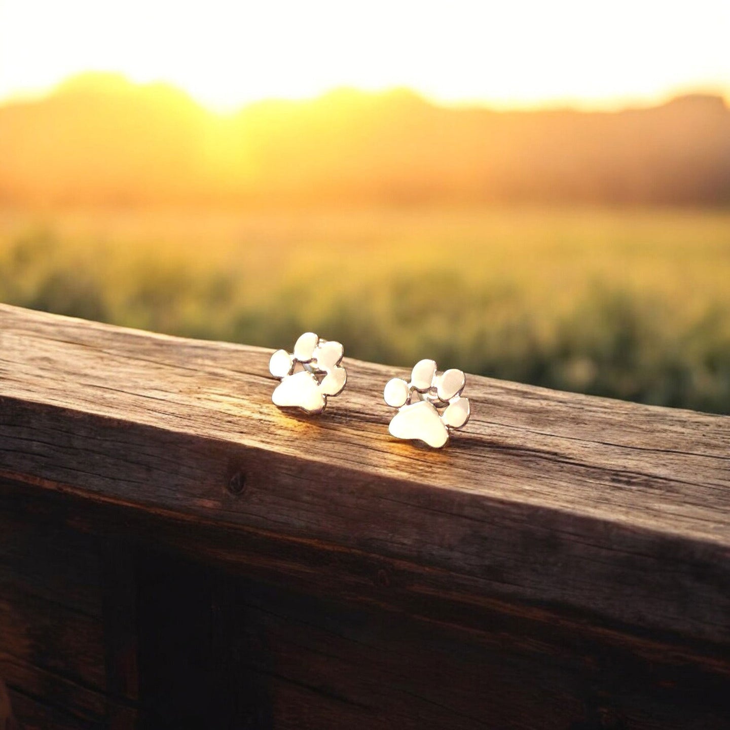 Paw Print Earrings